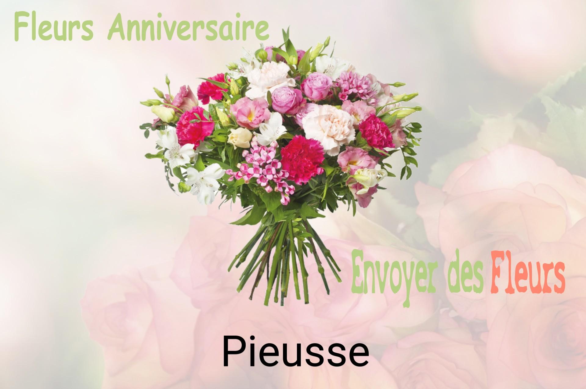 Bouquet de fleurs d’anniversaire livré à Pieusse