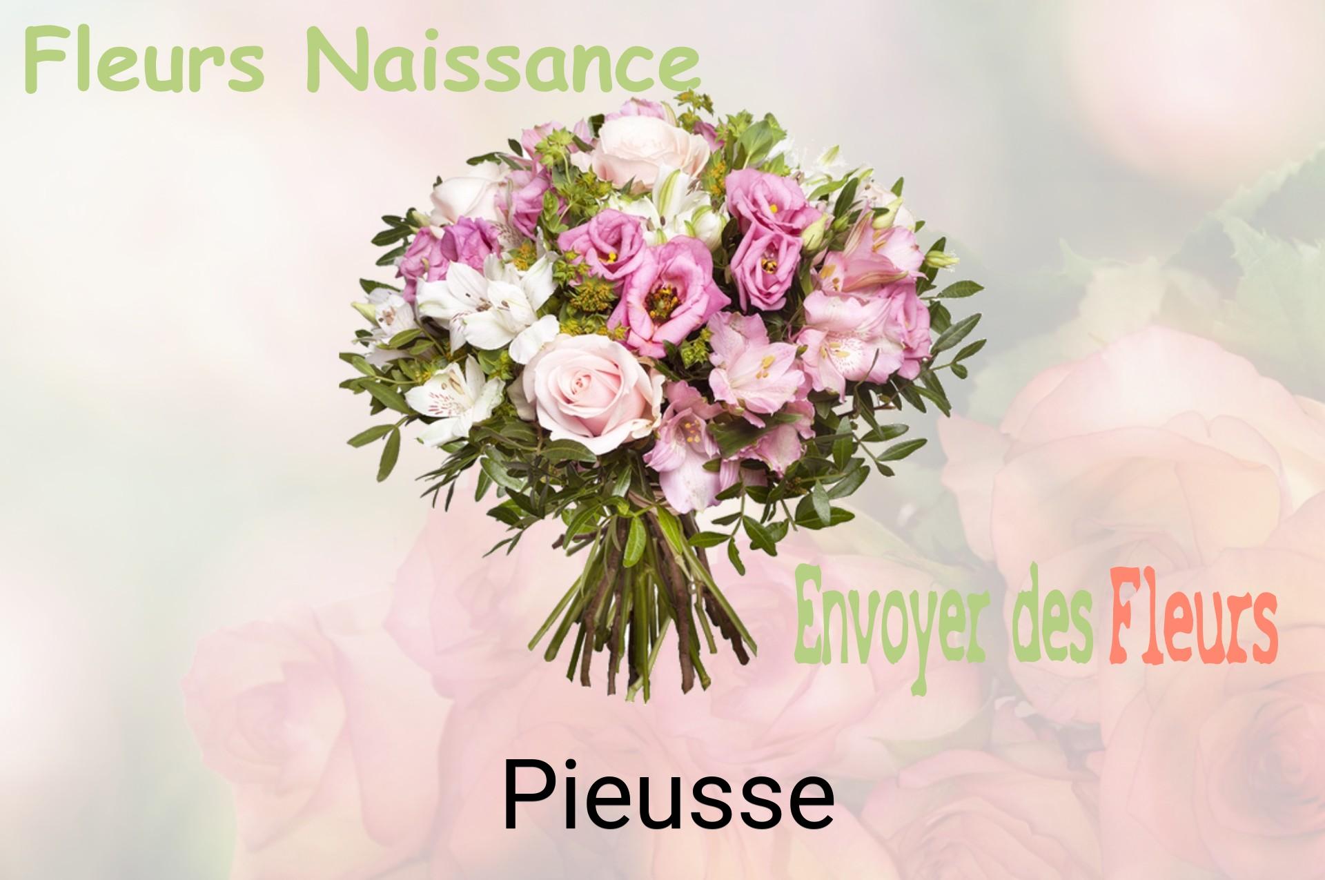 Bouquet de fleurs de naissance livré à Pieusse